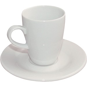 картинка Пара кофейная; фарфор; 120мл; D=125, H=85мм; белый (03130660) Revol от интернет-магазина Posuda-bar