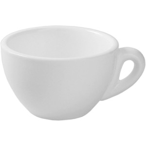 картинка Чашка чайная «Кунстверк»; фарфор; 210мл; D=95, H=53, L=115мм; белый (03140581) Kunstwerk от интернет-магазина Posuda-bar