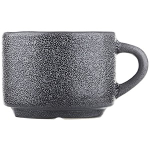 картинка Чашка кофейная «Млечный путь»; фарфор; 80мл; белый, черный (03130766) Борисовская Керамика от интернет-магазина Posuda-bar
