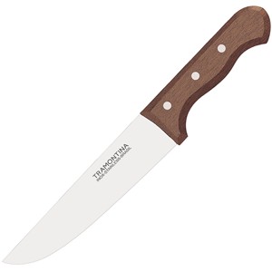 картинка Нож поварской; сталь, дерево; L=340/200, B=35мм; коричнев., металлич. (04071234) Tramontina от интернет-магазина Posuda-bar