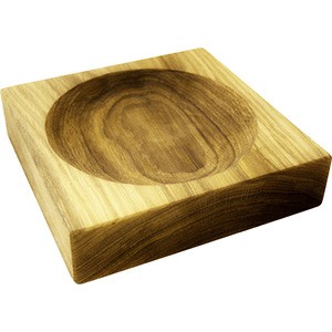 картинка Тарелка квадратная светлый дуб; H=45, L=200, B=200мм (03013009) PPwood от интернет-магазина Posuda-bar