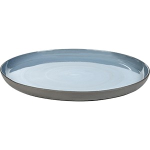 картинка Блюдо «Даск»; керамика; D=317, H=25мм; серый, голуб. (03021880) Serax от интернет-магазина Posuda-bar