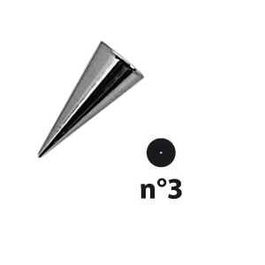картинка Насадка конд. д/декора №3 d=2. 5мм; сталь; D=2, 5мм (04146701) Matfer от интернет-магазина Posuda-bar