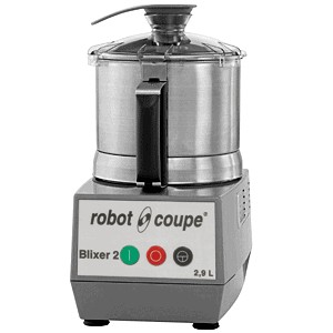 картинка Бликсер 2 «Робот Купе»; сталь нерж.; H=38, L=26, 8, B=20, 5см; 700вт; металлич. (07010144) Robot Coupe от интернет-магазина Posuda-bar