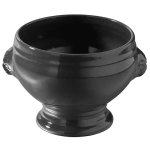 картинка Бульонная чашка «Лион»; фарфор; 450мл; D=11, H=10, 5, B=15см; черный (03120373) Revol от интернет-магазина Posuda-bar
