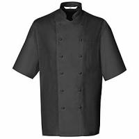 картинка Куртка поварская, р. 50 б/пуклей; полиэстер, хлопок; черный (04143171) Greiff от интернет-магазина Posuda-bar