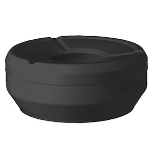 картинка Пепельница; пластик; D=10, H=4см; черный (03170380) Paderno от интернет-магазина Posuda-bar