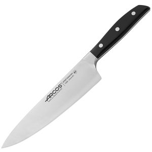 картинка Нож поварской «Манхэттен»; сталь нерж., полиоксиметилен; L=34, 8/21см; металлич., черный (04072498) Arcos от интернет-магазина Posuda-bar