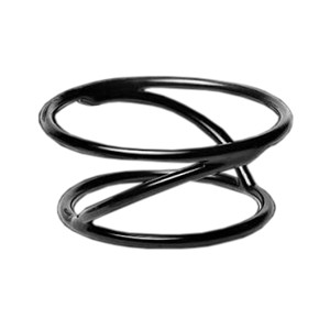картинка Подставка; металл, резина; D=178/152, H=76мм; черный (04150608) Steelite от интернет-магазина Posuda-bar