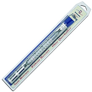 картинка Термометр д/карамели(+80+200С); сталь; D=21, L=355, B=124мм; металлич. (04144104) Matfer от интернет-магазина Posuda-bar