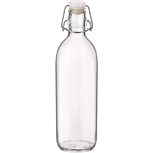 картинка Бутылка «Эмилия»; стекло, пластик; 1л; D=85, H=290мм (03100467) Bormioli Rocco от интернет-магазина Posuda-bar