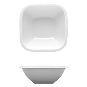 картинка Салатник квадр. «Лайк»; фарфор; H=9, L=24, B=24см; белый (03031055) Lubiana от интернет-магазина Posuda-bar