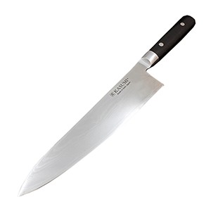 картинка Нож кухонный Шеф «Касуми»; сталь, пластик; H=19, L=240/130, B=20мм; черный, металлич. (04071226) Kasumi от интернет-магазина Posuda-bar