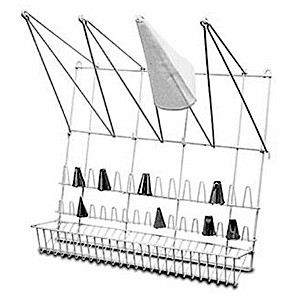 картинка Сушилка д/кондит. мешков и насадок; сталь нерж., пластик; H=51, L=52, B=50см; белый (04142866) Matfer от интернет-магазина Posuda-bar