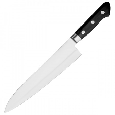 картинка Нож кухонный «Осака» односторонняя заточк; сталь нерж., полиоксиметилен; L=37/24см (04072483) Sekiryu от интернет-магазина Posuda-bar