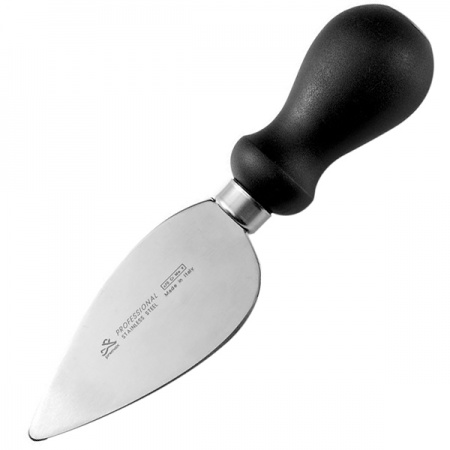 картинка Нож д/твердых сыров; сталь нерж., пластик; L=205/100, B=45мм; черный, металлич. (04071019) Matfer от интернет-магазина Posuda-bar