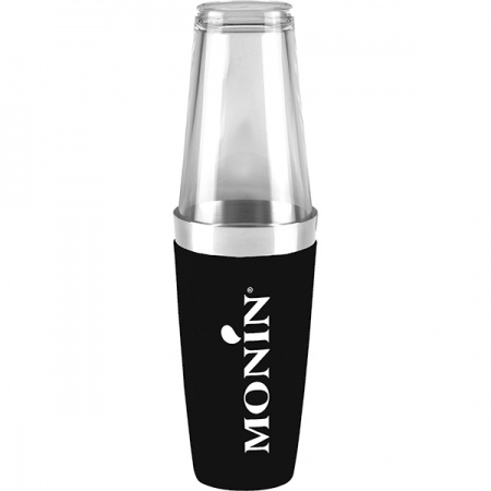 картинка Шейкер «Монин»; сталь нерж., стекло; 0, 85л; D=93/65, H=295мм; черный, прозр. (02030226) Monin от интернет-магазина Posuda-bar