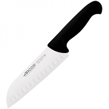 картинка Нож поварской «2900»; сталь нерж., полипроп.; L=31/18, B=5см; черный, металлич. (04072446) Arcos от интернет-магазина Posuda-bar