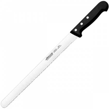 картинка Нож д/хлеба «Универсал»; сталь нерж., полиоксиметилен; L=42/30см; черный, металлич. (04072019) Arcos от интернет-магазина Posuda-bar