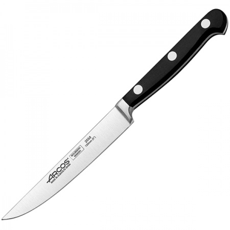 картинка Нож кухонный «Класика»; сталь нерж., полиоксиметилен; L=225/120, B=20мм; черный, металлич. (04072416) Arcos от интернет-магазина Posuda-bar
