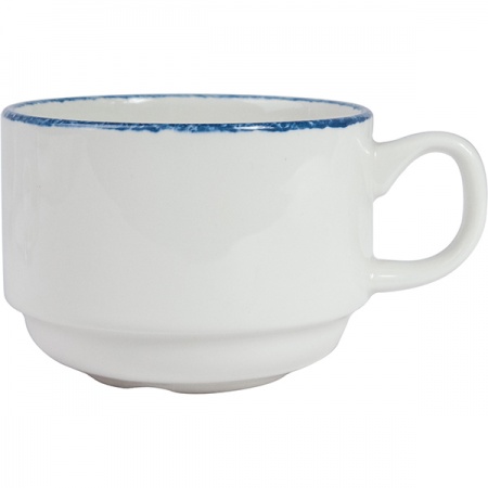 картинка Чашка чайная «Блю дэппл»; фарфор; 170мл; D=78мм; белый, синий (03140946) Steelite от интернет-магазина Posuda-bar
