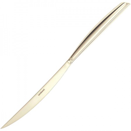 картинка Нож столовый «Бамбу»; сталь нерж.; L=24см; шампань (03113268) Sambonet от интернет-магазина Posuda-bar