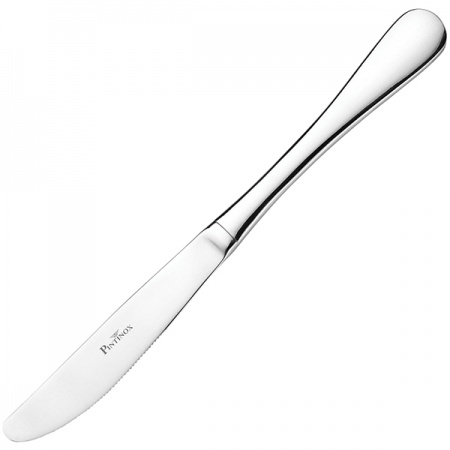 картинка Нож столовый «Стреза»; сталь; L=220/100, B=5мм; металлич. (03111304) Pintinox от интернет-магазина Posuda-bar