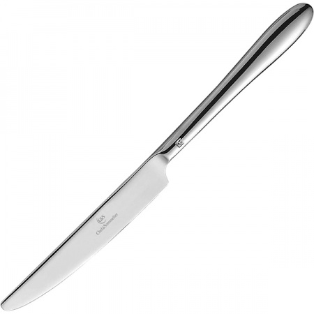 картинка Нож десертный с ручкой моноблок «Лаццо»; сталь нерж.; L=21/11, B=1см; металлич. (03111517) Chef&sommelier от интернет-магазина Posuda-bar
