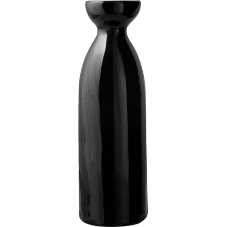 картинка Бутылка д/саке «Кунстверк»; фарфор; 220мл; D=6, H=17см; черный (03100216) Kunstwerk от интернет-магазина Posuda-bar