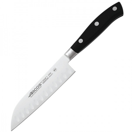картинка Нож поварской «Ривьера»; сталь нерж., полиоксиметилен; L=260/140, B=44мм; черный, металлич. (04072429) Arcos от интернет-магазина Posuda-bar