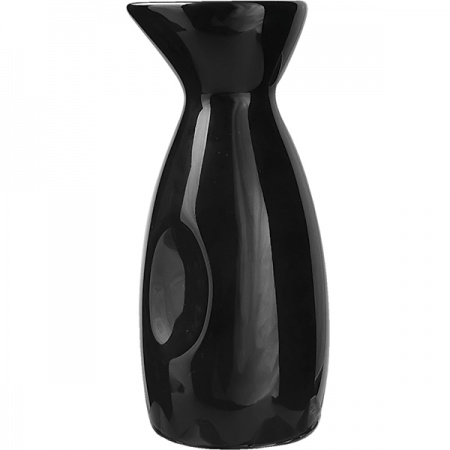 картинка Бутылка д/саке «Кунстверк»; фарфор; 140мл; D=5, H=12см; черный (03100215) Kunstwerk от интернет-магазина Posuda-bar